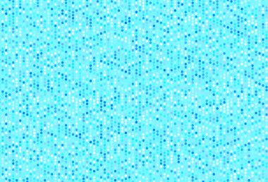 Noktalı hafif Mavili vektör arkaplanı. Doğa tarzında bulanık halkaları olan güzel renkli çizimler. Reklamlar, broşürler için desen.