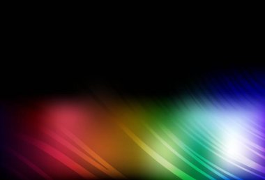 Eğri çizgileri olan koyu renkli vektör deseni. Basit bir şekilde yepyeni renkli bir tasvir. Broşürler, broşürler için doku.