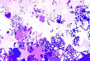 Gökyüzü yıldızlı açık kırmızı vektör şablonu. Bulanık arkaplanda gradyanı olan yıldızlar. İş ilanınız için akıllı tasarım.