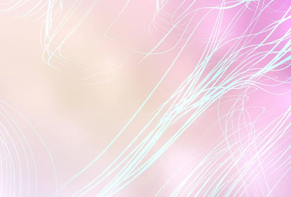 Светло Розовый Желтый Вектор Блестящая Абстрактная Иллюстрация Градиентным Дизайном Умный — стоковый вектор