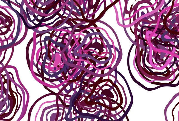 Diseño Vectorial Rosa Claro Con Líneas Dobladas Una Ilustración Abstracta — Vector de stock