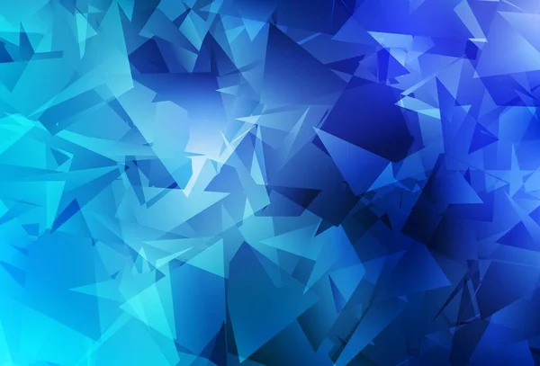 Luz Azul Vector Brillante Diseño Triangular Muestra Geométrica Triangular Con — Archivo Imágenes Vectoriales