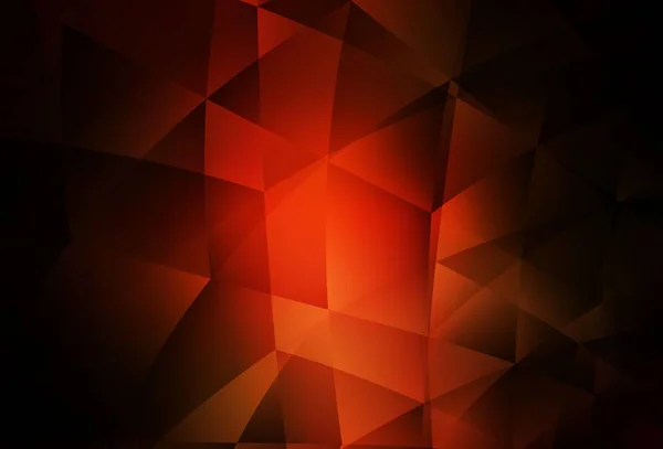 Dark Red Vector Brillante Fondo Triangular Ilustración Creativa Estilo Semitono — Vector de stock