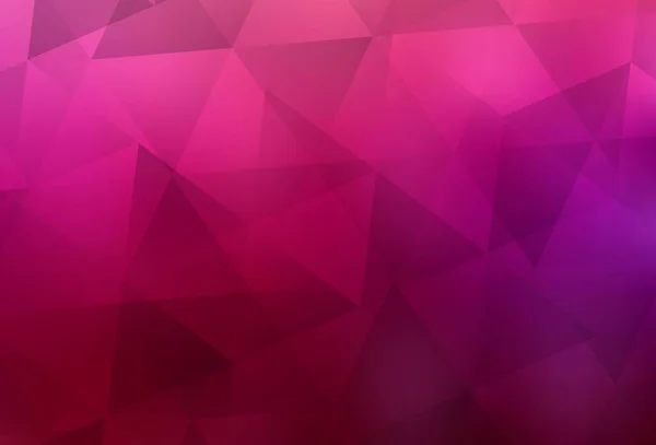 Luz Púrpura Rosa Vector Abstracto Fondo Mosaico Ilustración Abstracta Moderna — Vector de stock