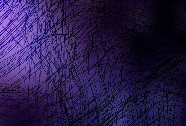 Темно Фиолетовый Векторный Фон Изогнутыми Линиями Совершенно Новая Красочная Иллюстрация — стоковый вектор