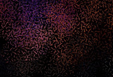 Koyu pembe, keskin çizgileri olan kırmızı vektör deseni. Bulanık arkaplanda gradyanı olan çizgiler. Güzel geçmişiniz için şablon.