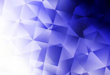 Açık Mor vektör soyut çokgen şablonu. Soyut ve üçgenli renkli çizimler. Arkaplanlarınız için desenli desen.