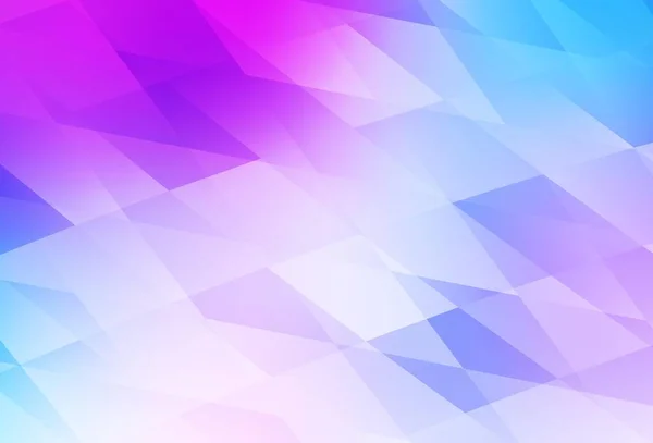 Светло Розовый Синий Векторный Задник Ромбом Декоративный Дизайн Абстрактном Стиле — стоковый вектор