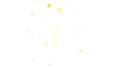 Açık yeşil, diskli sarı vektör dokusu. Doğa tarzında renkli baloncuklu soyut illüstrasyon. Marka kitabınız için yeni şablon.