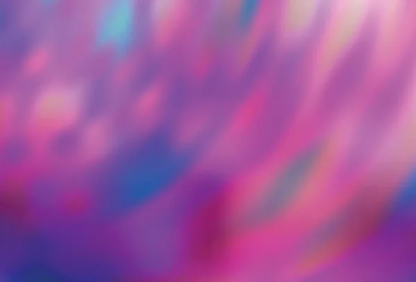 Helllila Rosa Vektor Verschwommenes Muster Abstrakte Farbenfrohe Illustration Mit Farbverlauf — Stockvektor