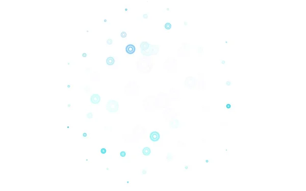 Agencement Vectoriel Bleu Clair Avec Des Formes Circulaires Design Décoratif — Image vectorielle