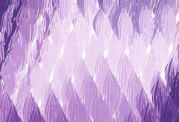 Светло Фиолетовый Векторный Фон Изогнутыми Линиями Совершенно Новая Красочная Иллюстрация — стоковый вектор