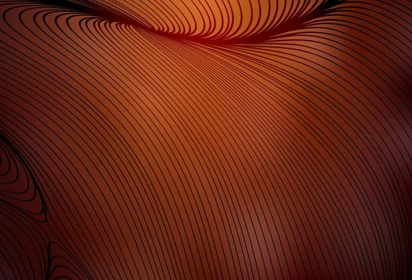 Світло Червоне Векторне Компонування Вигнутими Лініями Творчі Ілюстрації Стилі Напівтонів — стоковий вектор