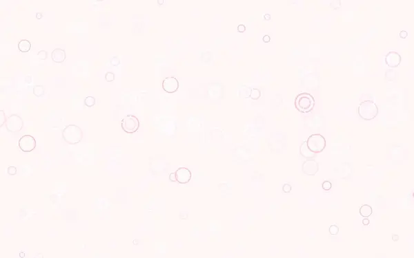 Modèle Vectoriel Violet Clair Avec Des Cercles Design Décoratif Flou — Image vectorielle