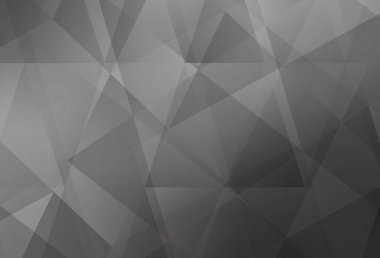 Light Gray vektör mozaik şablonu. Çokgen biçiminde, gradyan ile renkli çizimler. Cep telefonunun arka planının şablonu.