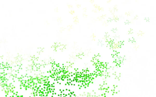 Ljusgrön Röd Vektor Mönster Med Artificiell Intelligens Nätverk Abstrakt Illustration — Stock vektor