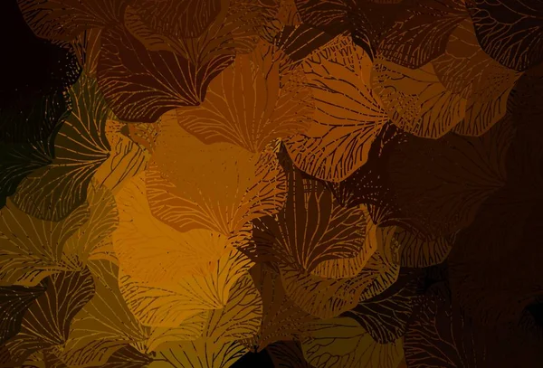 深绿色 黄色的矢量背景与孟菲斯的形状 现代抽象的图解与彩色的随机形式 商务名片的现代设计 — 图库矢量图片