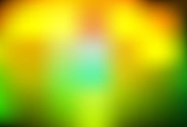 Koyu yeşil, sarı vektör bulanık parlak soyut doku. Eğilimli zarif, parlak bir çizim. Tasarımının yeni yolu.