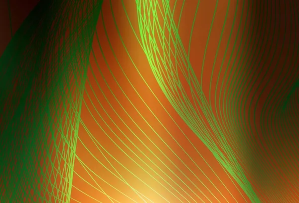 Dunkelorangefarbener Vektor Glänzender Abstrakter Hintergrund Leuchtend Bunte Illustration Smartem Stil — Stockvektor