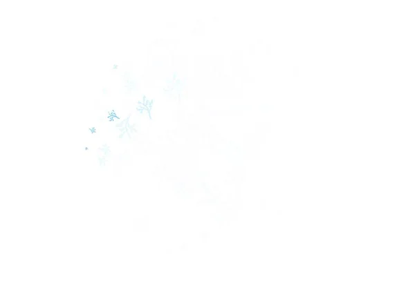 Fond Naturel Vecteur Bleu Clair Avec Des Branches Feuilles Branches — Image vectorielle