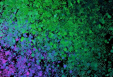 Açık pembe, soyut şekilli yeşil vektör dokusu. Renkli rastgele şekillerle modern soyut illüstrasyon. Web siteniz için basit tasarım.