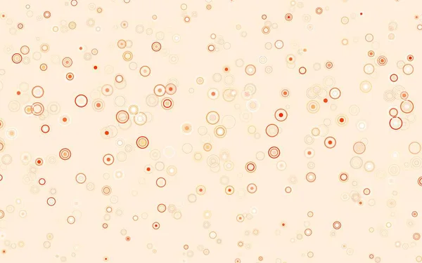 Hellroter Vektorhintergrund Mit Flecken Unscharfe Blasen Auf Abstraktem Hintergrund Mit — Stockvektor