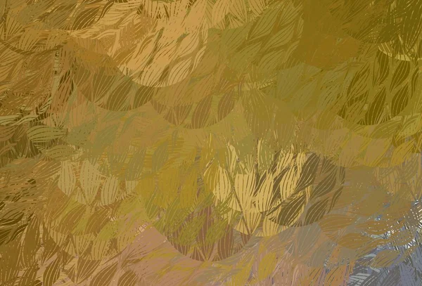 Темно Зеленый Желтый Векторный Узор Произвольной Формы Декоративный Дизайн Абстрактном — стоковый вектор