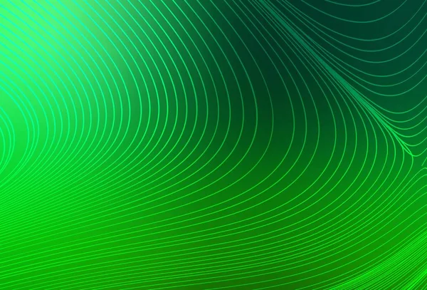 Texture Vectorielle Vert Foncé Avec Des Lignes Douces Échantillon Aux — Image vectorielle