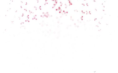 Dairesel şekilli açık kırmızı vektör düzeni. Bulanık dekoratif tasarım baloncuklu soyut tarzda. Marka kitabınız için yeni şablon.