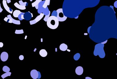 Koyu pembe, soyut şekilli mavi vektör dokusu. Soyut tarzda rengarenk gradyan şekilleri olan bir resim. Duvar kağıtları için zarif tasarım.