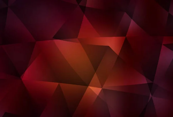 Modèle Polygonal Vecteur Rouge Foncé Échantillon Aux Formes Polygonales Modèle — Image vectorielle