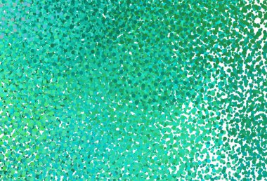 Dairesel açık yeşil vektör şablonu. Soyut arka planda bulanık kabarcıklar ve renkli gradyan. İş ilanınız için tasarım.