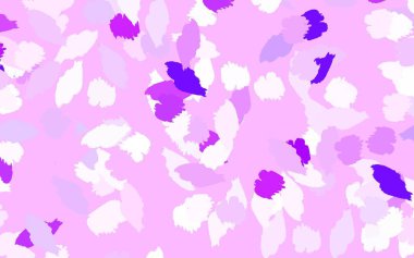 Memphis şekilli açık pembe vektör arkaplan. Soyut tarzda rengarenk gradyan şekilleri olan bir resim. Web siteniz için basit tasarım.