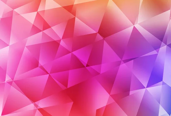 Ανοιχτό Ροζ Κόκκινο Διάνυσμα Πολύγωνο Αφηρημένο Φόντο Πολυγωνική Αφηρημένη Απεικόνιση — Διανυσματικό Αρχείο