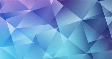 4K açık pembe, çokgen şekilli mavi video.