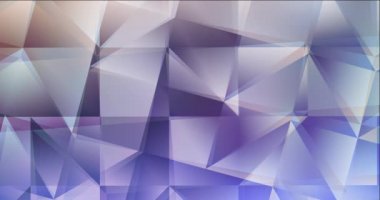 4K açık mavi, sarı çokgen akış videosu.