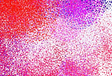 Açık mavi, diskli kırmızı vektör dokusu. Soyut arka planda bulanık kabarcıklar ve renkli gradyan. Poster ve web siteleri için tasarım.