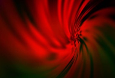 Koyu yeşil, kırmızı vektör soyut bulanık arkaplan. Soyut ve gradyan renkte renkli çizimler. Marka kitabı için zarif bir arkaplan.