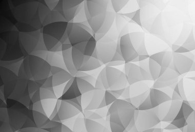 Light Gray vektör soyut mozaik arkaplan. Gradyanı olan üçgen geometrik örnek. Arkaplanlarınız için desenli desen.