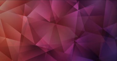 4K koyu pembe, kırmızı çokgen video örneği.