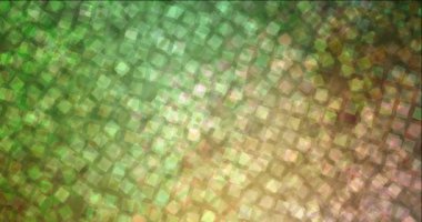 4K döngü açık yeşil, kare biçiminde kırmızı animasyon.