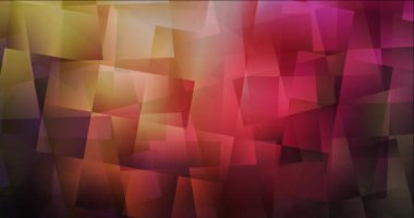 4K döngü koyu pembe, sarı animasyon kare biçiminde.