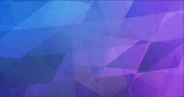 Açık pembe 4K döngüsü, kare biçiminde mavi animasyon.