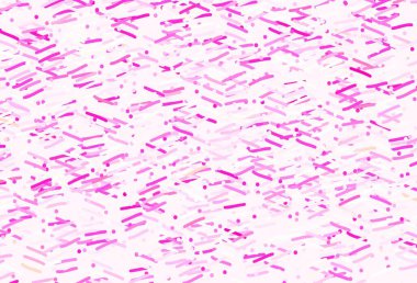 Açık pembe, renkli çizgileri olan sarı vektör dokusu. Çizgilerle modern geometrik soyut çizim. Meşgul web siteleriniz için şablon.