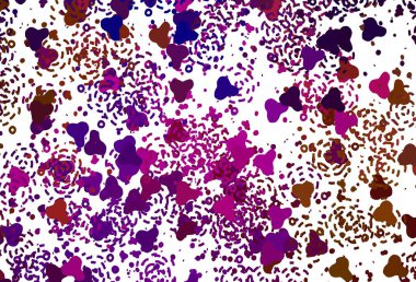 Açık mavi, soyut şekilli kırmızı vektör dokusu. Rastgele şekillerle soyut tarzda dekoratif tasarım. Web siteniz için basit tasarım.