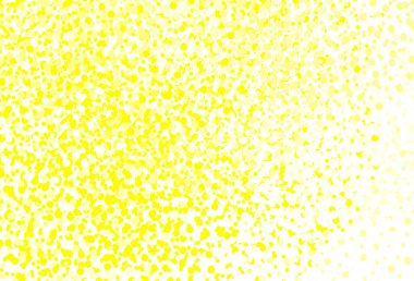 Açık yeşil, benekli sarı vektör arka plan. Doğa tarzında renkli baloncuklu soyut illüstrasyon. Duvar kağıtlarının dokusu için desen.