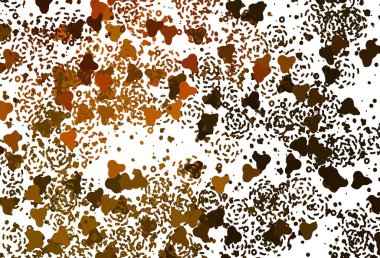 Açık kırmızı, soyut şekilli sarı vektör dokusu. Renkli rastgele şekillerle modern soyut illüstrasyon. İşiniz için en iyi akıllı tasarım.