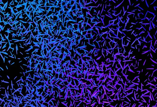 Donkerroze Blauwe Vectorlay Out Met Vlakke Lijnen Schitterende Gekleurde Illustratie — Stockvector
