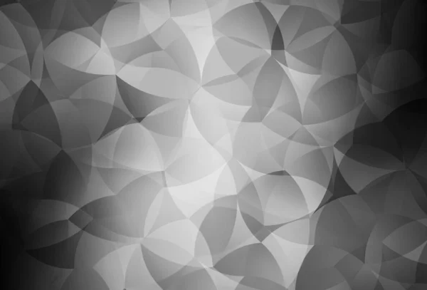 Modèle Mosaïque Triangle Vectoriel Gris Clair Illustration Abstraite Polygonale Avec — Image vectorielle