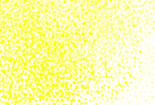 Verde Claro Fundo Vetor Amarelo Com Manchas Ilustração Abstrata Com —  Vetores de Stock